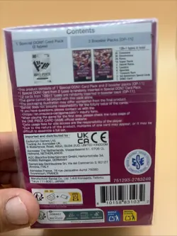One Piece TCG A Fist of Divine Speed Double Pack Set 7 - DP-07, OP-11 New Sealed - Image 2