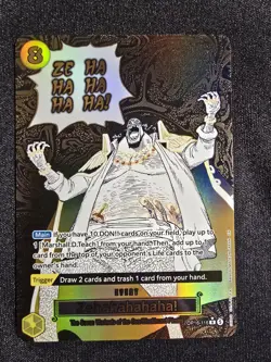 Zehahahahaha! (Alternate Art) OP16-116 The Time of Battle Foil - Image 1