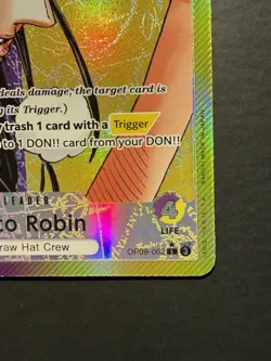 Bandai One Piece CCG Nico Robin Leader Alt Art Foil OP09-062 EN 5000 - Image 4