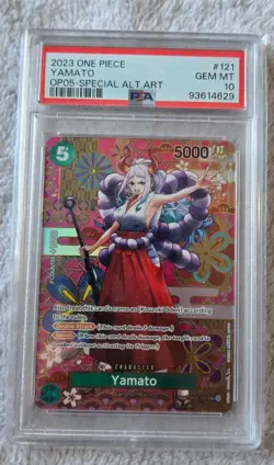 One Piece Card 2023 Special Alt Art Yamato OP-05 PSA 10 English - Image 1