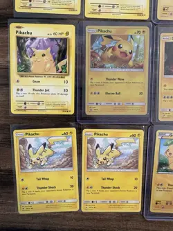 Pokemon TCG Pikachu 19 Card Lot - Detective Pikachu, GX, Surfing - LP to MP - Image 3