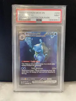 Pokemon TCG - Blastoise ex 200/165 - PSA 9 - Scarlet & Violet 151 SIR - Image 1