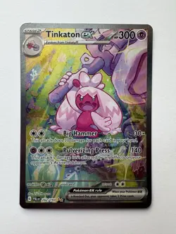 Tinkaton Ex 262/193 Pokemon TCG Paldea Evolved Illustration Rare NM English - Image 1