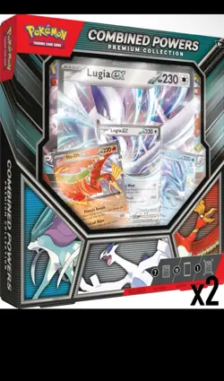 Pokemon TCG Combined Powers Ex Premium Collection Box X2 SEALED! - Image 1