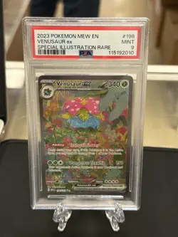 Venusaur EX 198/165 Scarlet & Violet 151 PSA 9 - Pokemon TCG - Image 1