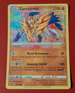 Pokemon TCG - Zamazenta Amazing Rare - 102/185 - Vivid Voltage - Image 1