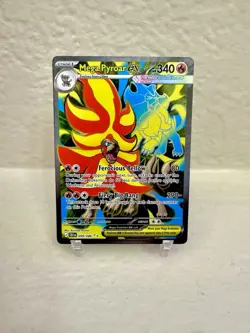 Pokemon TCG Mega Pyroar EX, CRI 99/86, Full Art Ultra Rare, Chaos Rising NM - Image 1