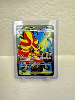 Pokemon TCG Mega Pyroar EX, CRI 99/86, Full Art Ultra Rare, Chaos Rising NM - Image 3