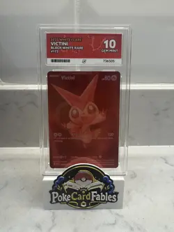 Victini 171/086 Black Bolt Ace 10 Pokemon TCG English UK Seller Graded Slab - Image 1