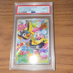 Pokemon TCG Iono's Wattrel Illustration Rare Holo 231/217 EN PSA 10 - Image 1