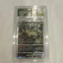 Pokemon TCG Leafeon VSTAR GG35 Crown Zenith Holo Special Art Ace 10 - Image 1