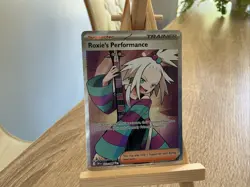 Pokemon TCG Chaos Rising Roxie's Performance 112/086 Secret Rare Trainer NM - Image 1