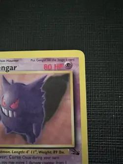 Pokemon Gengar Fossil Non-Holo Card 20/62 Unlimited TCG - Image 5