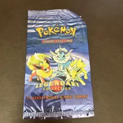 Wizards of the Coast Pokemon TCG Legendary Collection EMPTY Pack NO Cards 2002 - Image 1