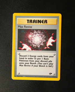 Pokemon Card TCG - Max Revive 117/132 - Gym Challenge - Uncommon - NM ⭐ - Image 1