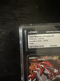 Pokemon TCG CGC 4.5 Groundon 15/34 Team Magma Vs Team Aqua Full Art - Image 2