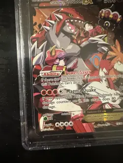 Pokemon TCG CGC 4.5 Groundon 15/34 Team Magma Vs Team Aqua Full Art - Image 5