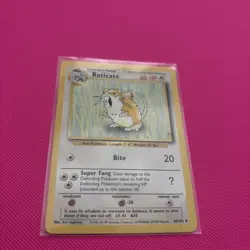 Pokemon TCG Raticate Base Set Uncommon Card 40/102 MP - Image 1