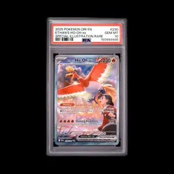 🔥 PSA 10 🔥 Pokemon TCG Ethan's Ho-Oh ex 230/182 SV10 Destined Rivals SIR Holo - Image 3
