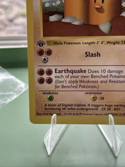 Pokemon TCG Dugtrio Expedition Base Set Holo Rare 19/102 1st ED Shadowless - Image 5