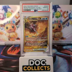 Pokemon TCG Origin Forme Palkia VSTAR GG67/GG70 Crown Zenith Full Art Holo PSA10 - Image 1