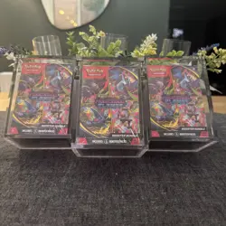 Pokemon TCG Phantasmal Flames Booster Bundle W/ Acrylic - 3 Available - Image 1