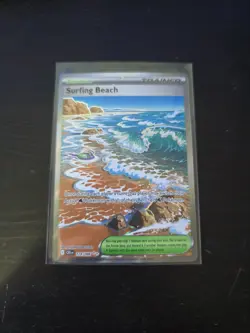 Surfing Beach 114/086 Pokemon TCG ME04: Chaos Rising NM - Image 1