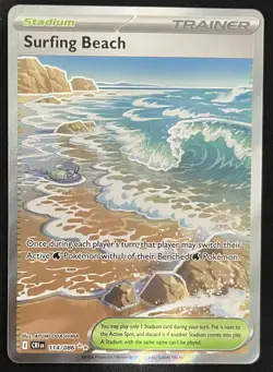 Surfing Beach - 114/086 - Chaos Rising - Full Art - NM - Pokemon TCG - Image 1