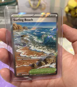Pokemon TCG Surfing Beach 114/086 Chaos Rising Ultra Rare Pack Fresh - Image 1