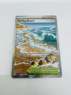 Pokemon TCG: Surfing Beach 114/086 Chaos Rising Holo NM - Image 1