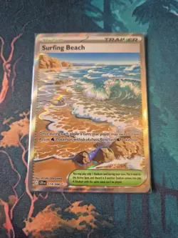 Pokemon TCG Surfing Beach 114/086 Chaos Rising Full Art Holo - Image 1