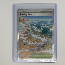 Pokemon TCG- Surfing Beach - 114/086 - Chaos Rising - NM - Image 1