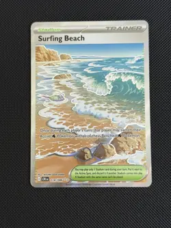 Pokemon TCG: Surfing Beach 114/086 Chaos Rising - Near Mint - Image 1