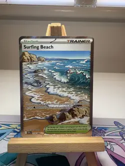Pokemon TCG Surfing Beach Trainer Card Chaos Rising 114/086 NM - Image 1