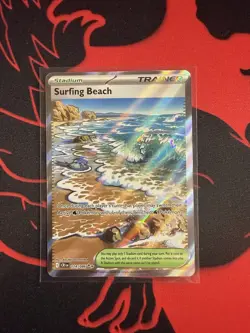 Pokemon TCG 114/086 Surfing Beach Full Art Chaos Rising | Near Mint! - Image 1