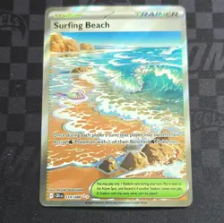 Surfing Beach 114/086 Full Art Chaos Rising Pokemon TCG Mint - Image 1