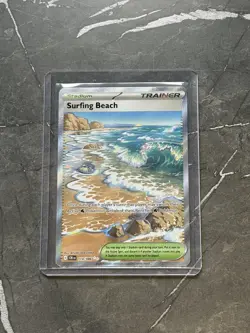 Pokemon TCG Surfing Beach 114/086 Ultra Rare Trainer Chaos Rising - Image 1