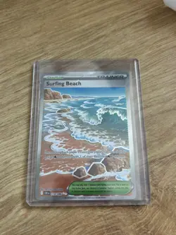 Pokemon TCG - Surfing Beach Full Art 114/086 Chaos Rising NM - Image 1