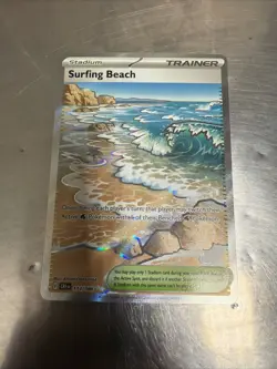 Pokemon TCG Surfing Beach 114/086 Holo Chaos Rising English - Image 1