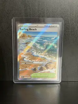 Surfing Beach 114/086 Full Art Ultra Rare Chaos Rising Pokemon TCG MINT 🔥🔥💎 - Image 1