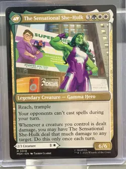 Jennifer Walters - The Sensational She-Hulk - MTG Marvel Super Heroes 0018 NM/M - Image 1