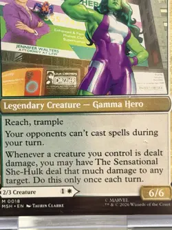 Jennifer Walters - The Sensational She-Hulk - MTG Marvel Super Heroes 0018 NM/M - Image 3