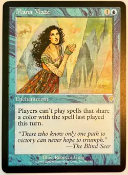 Mana Maze Invasion Rare 2000 MTG Magic The Gathering NM - Image 1
