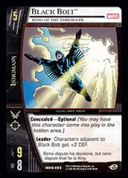 VS System: Black Bolt, King of the Inhumans [Played] VS: Marvel Heralds of Galac - Image 1
