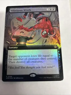 Villainous Wrath (Extended Art) Marvel's Spider-Man Foil NM BB - Image 1