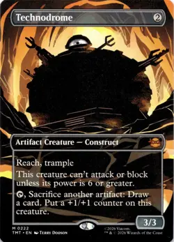 Technodrome TMT 222 Mythic Teenage Mutant Ninja Turtles Magic: The Gathering NM - Image 1