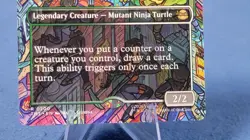 MTG TMNT Mikey & Leo, Chaos & Order (Borderless) R 200 NM 8* - Image 3