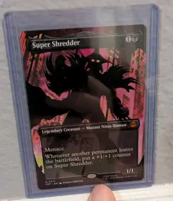 SUPER SHREDDER (BORDERLESS) (217) Teenage Mutant Ninja Turtles TMT Magic MTG - Image 1