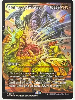 Magic the Gathering - Mutinous Massacre 363 Foil - Image 1