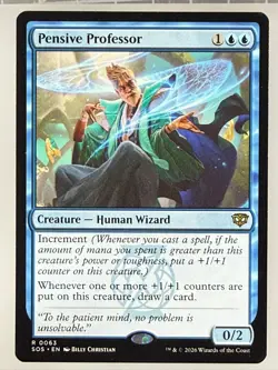 Magic the Gathering - Pensive Professor 63 - Image 1
